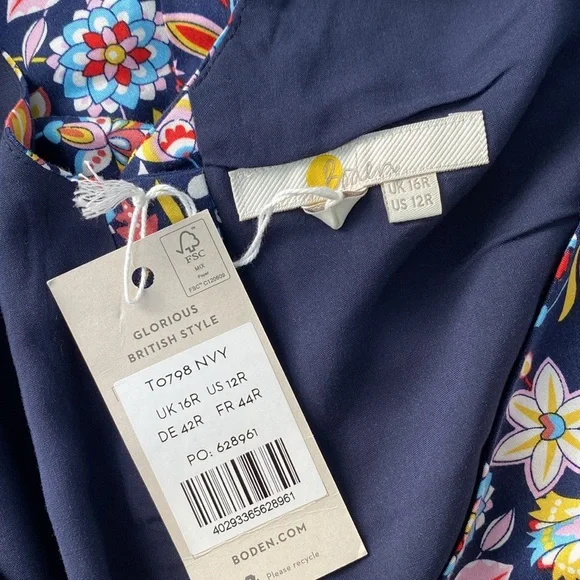 Boden Floral Jumpsuit - Picture 8 of 9